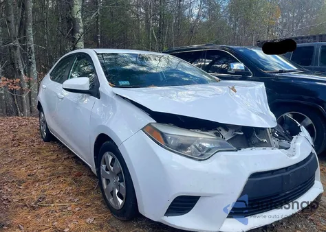 2014 Toyota Corolla L из США, поврежденный, VIN 2T1BURHE2EC035329